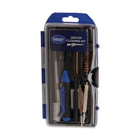 Gunmaster 17 Piece 223556 Ar Rifle Cleaning Kit W Pull Through Rod, Punch, Pick And 6 Piece Driver Set GM223AR